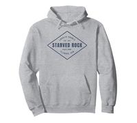 Starved Rock State Park Illinois Souvenir Design Pullover Hoodie