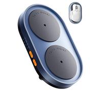 STARVIKY Dual Turntable Mouse Jiggler Silent Mechanical Movement with Random Function, Undetectable Mouse Mover, Timer, Keep Computer Awake