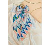 Starvis Printed Satin Hair Bow Women Hair Accessories with Long Tail - Large Vintage Bow Clip for Women and Girls | Handmade Silky Layered Hair Barrettes | Anti-Hair Breakage 90's French Style Satin