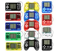 Starvortex 14pcs Video Games Party Bag Fillers for Kids, Classic Gaming Party Bag Fillers for Boys Girls, Multi Colour Pass the Parcel Prizes, Mini Games Keyrings for Kids Prizes Favours Return Gifts