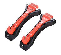 Starvway 2 Pac Car Window Breaker Window Breaker Blass Breaker With Life-Saving Hammer And Seat Belt Cutter First-Aid Survival Tool