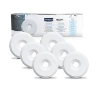 STARWAX - Absodry Moisture Absorber Tabs - 6-Pack (6 x 500g) - Prevents Mould & Odours - Fragrance-Free, Dye-Free - Long-Lasting Dehumidifier Refills - 1 Tab Covers 25m² for Up to 3 Months