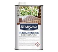 STARWAX - Easy-To-Apply Renovating Oil for Discoloured Furniture - Revives and Renovates Wood - Teak Shade - Long-Lasting Protection - Quick to Dry - 750ml - Up To 11m²