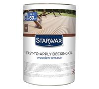 STARWAX Easy-to-Apply Saturator-for Outdoor Decking and Wood-Teak Protects and Nourishes Deeply-Prevents Drying Shade
