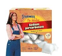 STARWAX Fabulous Sodium Percarbonate Doses 20 x 20 g | Whitening booster & stain remover, laundry, carpets & rugs, 1 dose = 1 wash, bleach-free