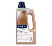 STARWAX - Gloss Care Product for Parquet and Laminate Floors - Cleans and Restores Shine - Non-Slip - No-Rinse - 1L - Up to 750m²