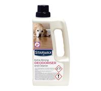 STARWAX Pet Odour Eliminator & Cleaner 1L - Removes Dog & Cat Urine Smells - Long-Lasting Freshness (Up to 8h) - Bleach-Free, Safe for Pets - Ideal for Carpets, Fabrics & Floors