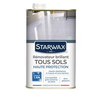 STARWAX - Protective Gloss Restorer for Indoor Floors - Conceals Scratches, Protects and Shines - Suitable for All Types of Floor - 1L - Protects for Up to 1 Year