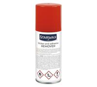 STARWAX - Residue & adhesive remover - Removes Stubborn Glue and Stains - Ideal Prior to Washing - Suitable for Textiles, Leather, Wood, PVC, Metal - Orange scent - 100ml