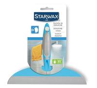 STARWAX Shower Squeegee | Prevents traces of water and limescale deposits on the walls, suction cup attachment, compatible cabin cleaner Starwax