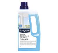 STARWAX - Special Glass and Mirror Cleaner - Degreases and Slows the Build-Up of Dirt - High Alcohol Content - Fresh Scent - Quick to Dry - 1L