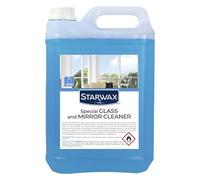 STARWAX - Special Glass and Mirror Cleaner - Degreases and Slows the Build-Up of Dirt - High Alcohol Content - Fresh Scent - Quick to Dry - Anti-streak - 5L