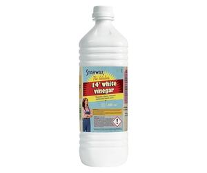 STARWAX THE FABULOUS - 14° White Vinegar - Descales, Cleans and Shines - 100% Natural Origin - Practical Bottle Format - Highly Concentrated - 1L