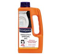 Starwax Toilet Cleaner 1 Litre | Unclogs conventional toilets without sulfuric acid, dissolves organic materials, made in France