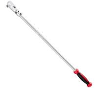STARWORK True Mechanic™ 1/2" Drive 90 Tooth Dust-Proof Matte Chrome Locking Flex Ratchet, Extra Long 33" Length