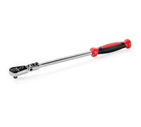 STARWORK True Mechanic™ 1/2" Drive 90 Tooth Dust-Proof Mirror Chrome Locking Flex Ratchet, 20" Length