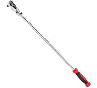 STARWORK True Mechanic™ 1/2" Drive 90 Tooth Dust-Proof Mirror Chrome Locking Flex Ratchet Extra Long 33" Length (33" Mirror)