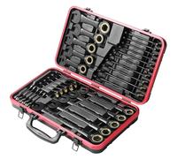 STARWORK TRUE MECHANIC™ Ratcheting Wrench Set (30pc-Black)