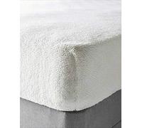 StarX SOFT TEDDY BEAR FUR SHERPA CUDDLY FLEECE FITTED SHEET BEDDING BED LINEN (Double, Ivory)