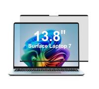 STARY 13.8 Inch Magnetic Privacy Screen for Microsoft Surface Laptop 7, Removable Anti-Spy, Matte Finish Anti-Glare Screen Protector, Blue Light Filter, Scratch-Resistant, Easy Install, Reuse