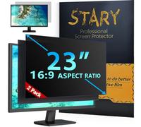 STARY 2 Pack Computer Privacy Screen Filter 23 Inch for 16:9 Widescreen Monitor, Removable Anti Glare Blue Light UV-Blocking Screen Protector for Computer (Width:20" x Height:11.3")