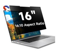 STARY Laptop Privacy Screen 16 Inch Magnetic, 16:10 Aspect Ratio Removable Anti Spy Blue Light Glare Laptop Privacy Screen Filter for Dell/Hp/Acer/Lenovo/Samsung/Asus/Sony