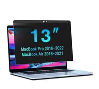 STARY Magnetic Privacy Screen Filter for Macbook Pro 13 inch (2016-2022,M1,M2)&MacBook Air 13 Inch (2018-2021), Removable Anti Blue Light Glare Laptop Privacy Screen with Webcam Cover