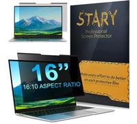 STARY Magnetic Privacy Screen for Laptop 16 Inch 16:10, Anti Spy Blue Light Glare Protection Privacy Film for HP/Dell/Acer/Lenovo/ThinkPad/Asus, Removable Privacy Filter Laptop Privacy Screen 16 Inch
