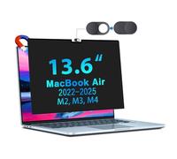 STARY Magnetic Privacy Screen for Macbook Air 13.6 Inch (2022-2024, M2, M3) Model: A2681 A3113, Removable Matte Anti Glare Blue Light 13In Mac Laptop Screen Protector Filter with Webcam Protector