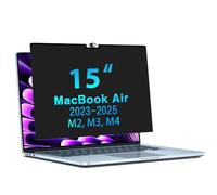 STARY Removable Privacy Screen Protector MacBook Air 15 Inch (2023-2025, M2, M3, M4)- A2941 A3114, Anti Glare Blue Light Mac Air 15.3 Laptop Black Private Filter