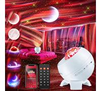 Staryou Galaxy Projector Northern Lights Projector with Bluetooth Speaker