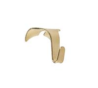 STAS Brass/Gold Molding Hooks - 10 Pack, Victorian-Style Dado & Crown Moulding Picture Rail Hangers for Art & Photos