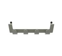 Stasdock Hang-On Add-On for Wall Mount Bike Storage | Deep Silver | Extra Bike Gear Organizer Attachment | Accessory for Stasdock Race Bike Wall Rack | Store Helmet, Jacket & More