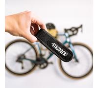 Stasdock Wheel Strap | Bicycle Tie Down Strap Strap for Bicycle Wall Mount | Protection Against Tyre Marks | Fixes Front Wheel During Storage & Transport | Without Scratches | Short Tie Down Straps