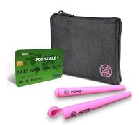 Stash Bros Pocket Smell Proof Bag & 2 Airtight Storage Tubes - Smell Proof Container & More Accessories Pink