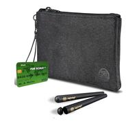 Stash Bros Smell Proof Bag & 2 Airtight Tubes - Smell Proof Container & accessories (Black Logo)