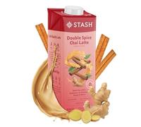 STASH Double Spice Chai Latte - Dairy Free Plant Based Tea Concentrate - Caffeinated - 32 fl oz, 5 Servings