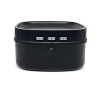 Stash Monkey Lockable Storage Box - Smell-Resistant, Airtight Organizer with Tray and Rack - Portable Lock Box for Home, Travel, Office, Car, Dorm - Secure Storage for Valuables and Personal Items
