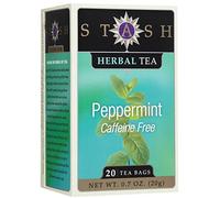 Stash Tea Company, Premium Peppermint Herbal Tea, Caffeine Free, 20 Tea Bags