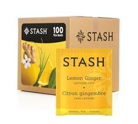 Stash Tea Lemon Ginger Herbal 100 Count Box