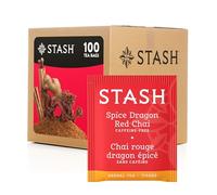 Stash Tea Spice Dragon Red Chai Herbal Tea, 100 Count Box of Tea Bags in Foil