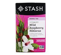 STASH - Wild Raspberry Hibiscus Herbal Tea Caffeine Free - 20 Tea Bags