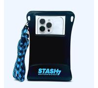 Stash7 Waterproof Phone Pouch w/Long Lanyard | IPX8 Adventure Grade Cellphone Dry Bag Case, Fits iPhone 15 Pro Max,14 Pro Max, 13 Pro Max, XS, XR, Galaxy S21, for Snorkeling, Kayaking, Cruise Black
