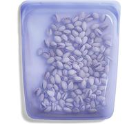 Stasher Re-Usable Food-Grade Platinum Silicone Half Gallon Bag for Eating from/Cooking, Freezing and Storing in/Sous Vide/Organising/Travelling, 26.05 cm x 20.95 cm, Amethyst