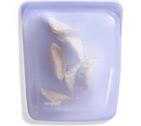 Stasher Silicone Reusable Storage Bag, 1/2 Gallon (Lavender) | Food Meal Prep Storage Container | Lunch, Travel, Makeup, Gym Bag | Freezer, Oven, Microwave, Dishwasher Safe, Leakproof