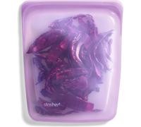 Stasher Silicone Reusable Storage Bag, 1/2 Gallon (Purple) | Food Meal Prep Storage Container | Lunch, Travel, Makeup, Gym Bag | Freezer, Oven, Microwave, Dishwasher Safe, Leakproof