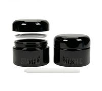 STASHIC 2x UV Glass Jar - 2x 100ml Airtight Smell Proof Jar Storage - SH*