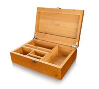 STASHIC Bamboo Stash Box - Rolling Box with Compartments - Latch - SH*