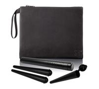 STASHIC Large Smell Proof Bag - Activated Carbon Lining - XL Pouch + XL Metal Storage Tube + 3 Plastic Tubes - SH*