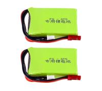 STASRC 1500mah 7.4V Lipo Batterie for Flysky FS-GT5 2.4G 6CH Transmitter Battery 2Pcs